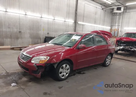 2008 Kia Spectra Ex z USA, uszkodzony, nr VIN KNAFE122485578209